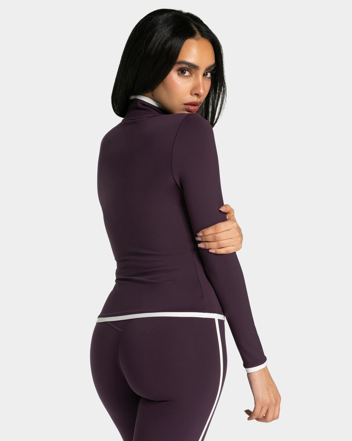 Soft Shaping Zip Jacket ‘Blackberry’