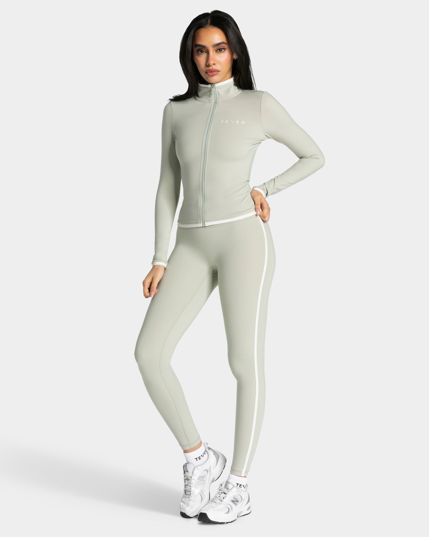 Soft Shaping Zip Jacket ‘Pistachio’