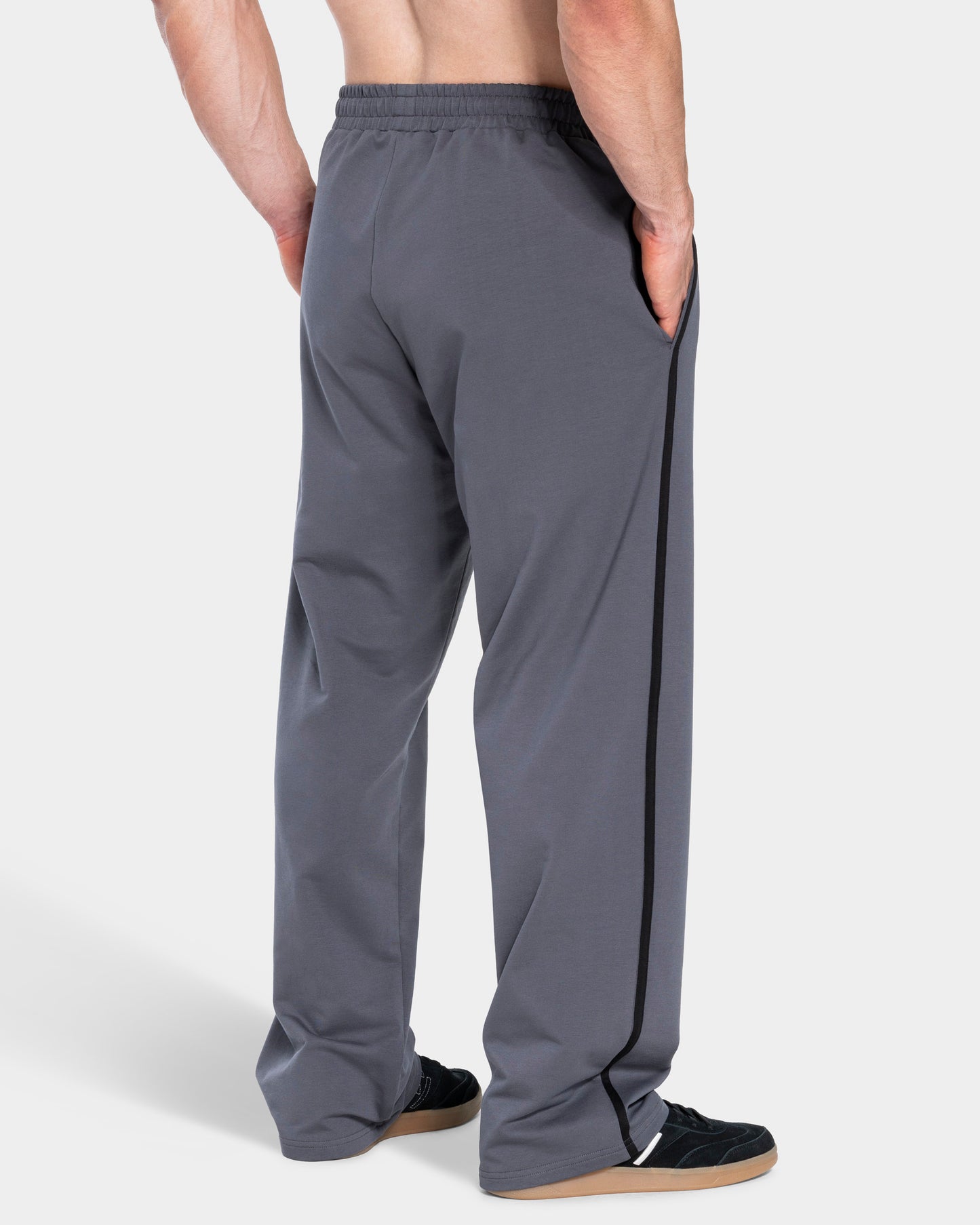 Soft Straight Leg Joggers ‘Graphite’