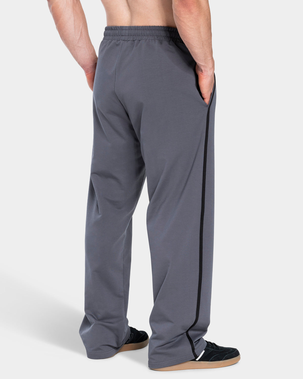 Soft Straight Leg Joggers ‘Graphite’