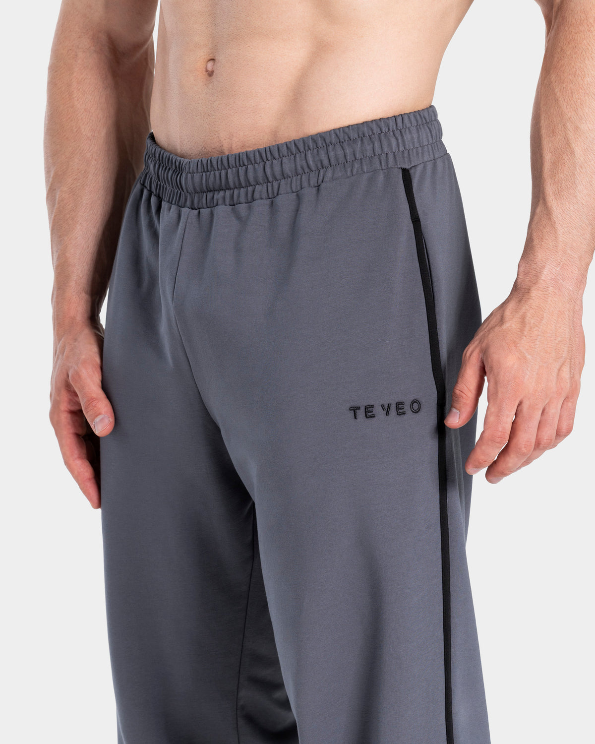 Soft Straight Leg Joggers ‘Graphite’