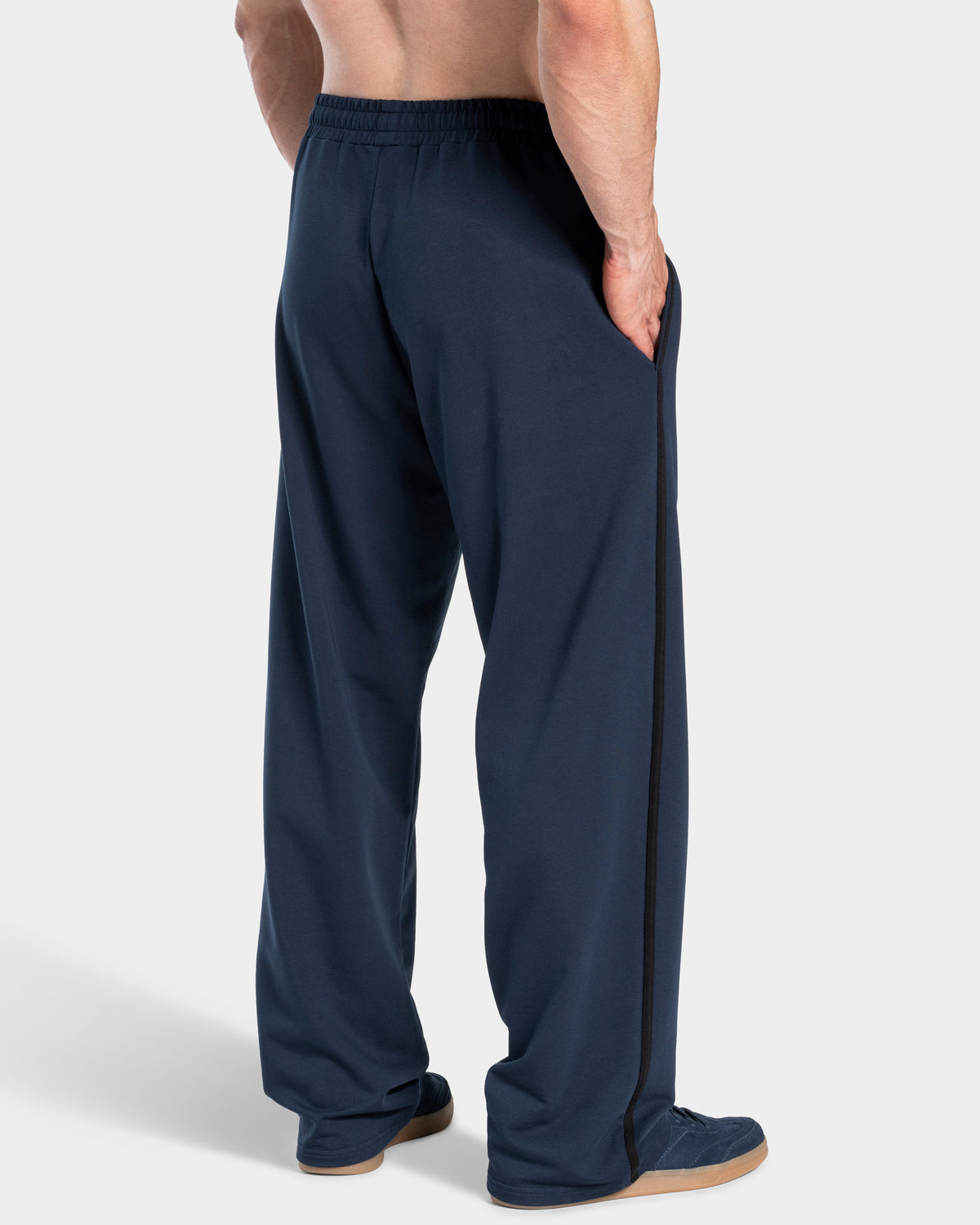 Soft Straight Leg Joggers ‘Midnight’