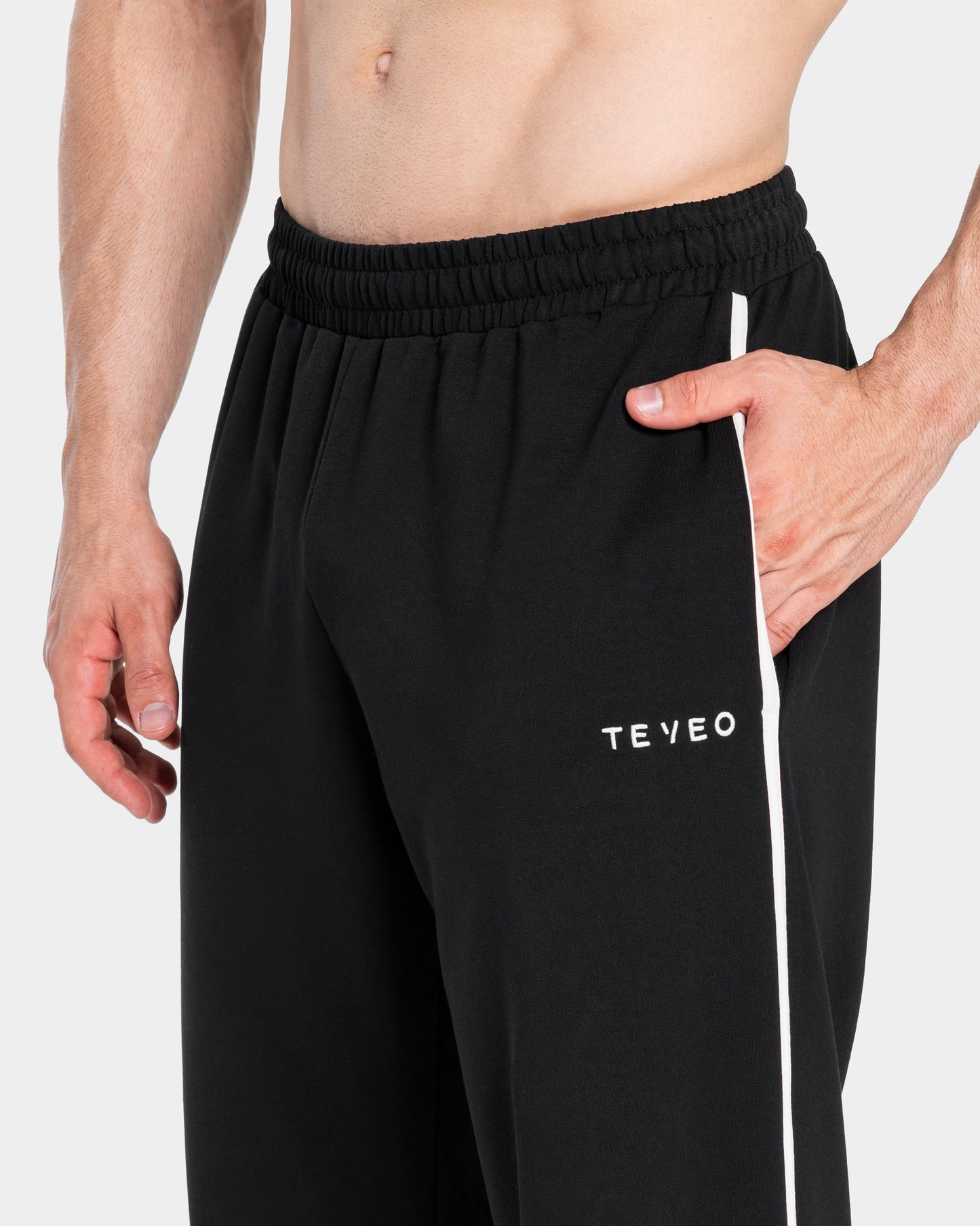 Joggers Soft Straight Leg “Nero”