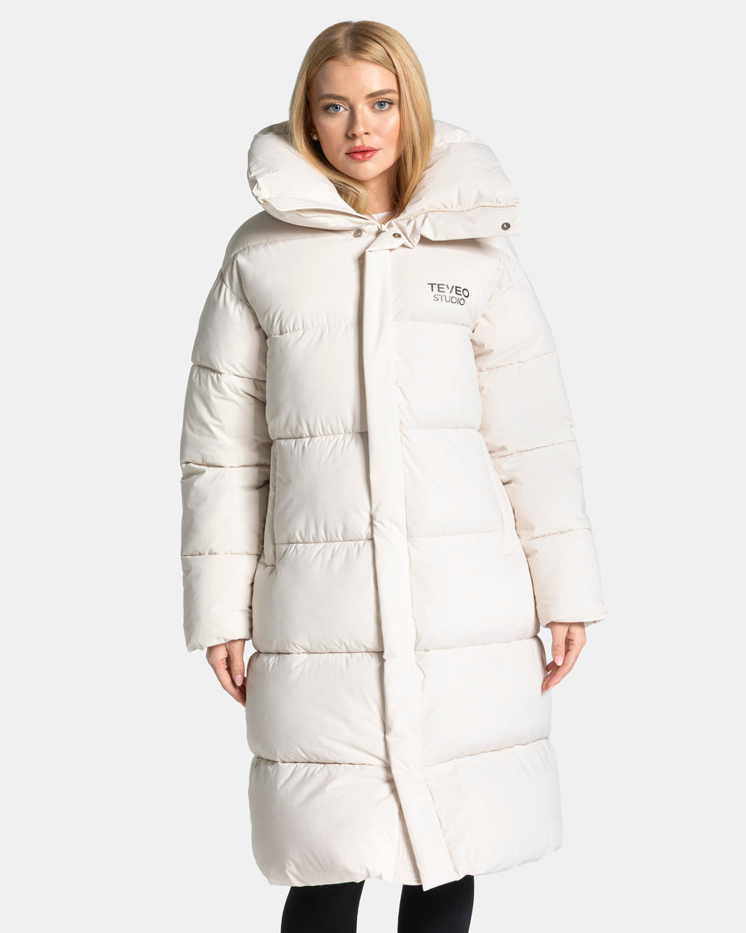 Studio Puffer Coat ‘Cream’