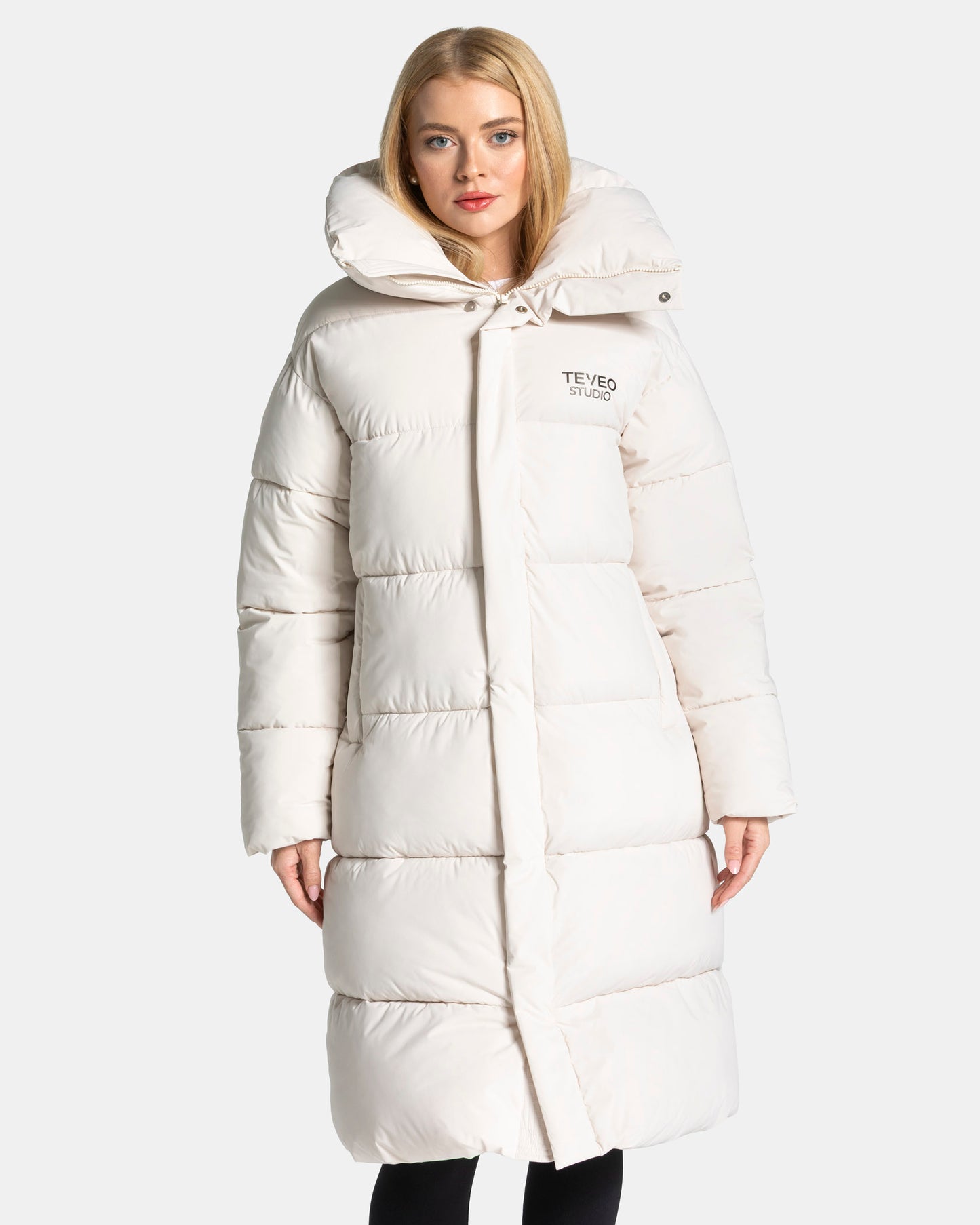 Studio Puffer Coat ‘Cream’