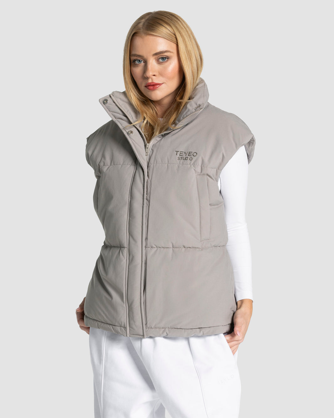 Studio Puffer Vest ‘Smoke’