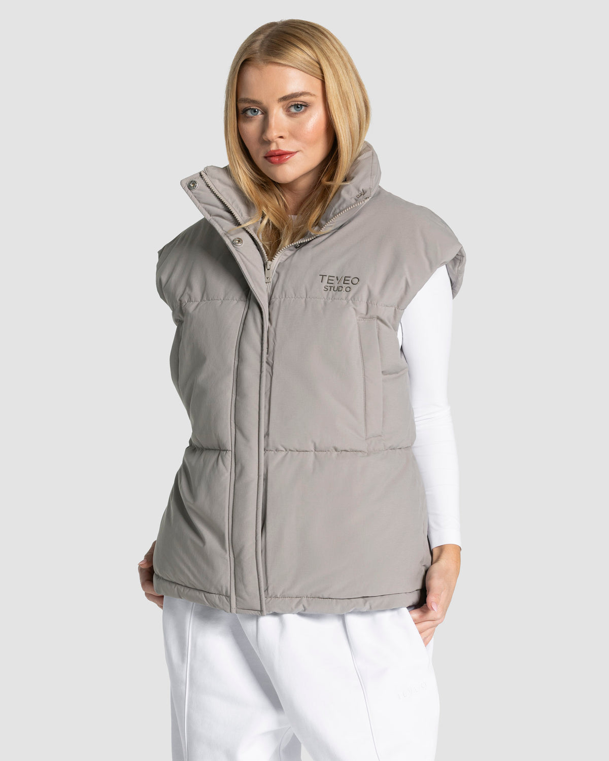 Studio Puffer Vest ‘Smoke’