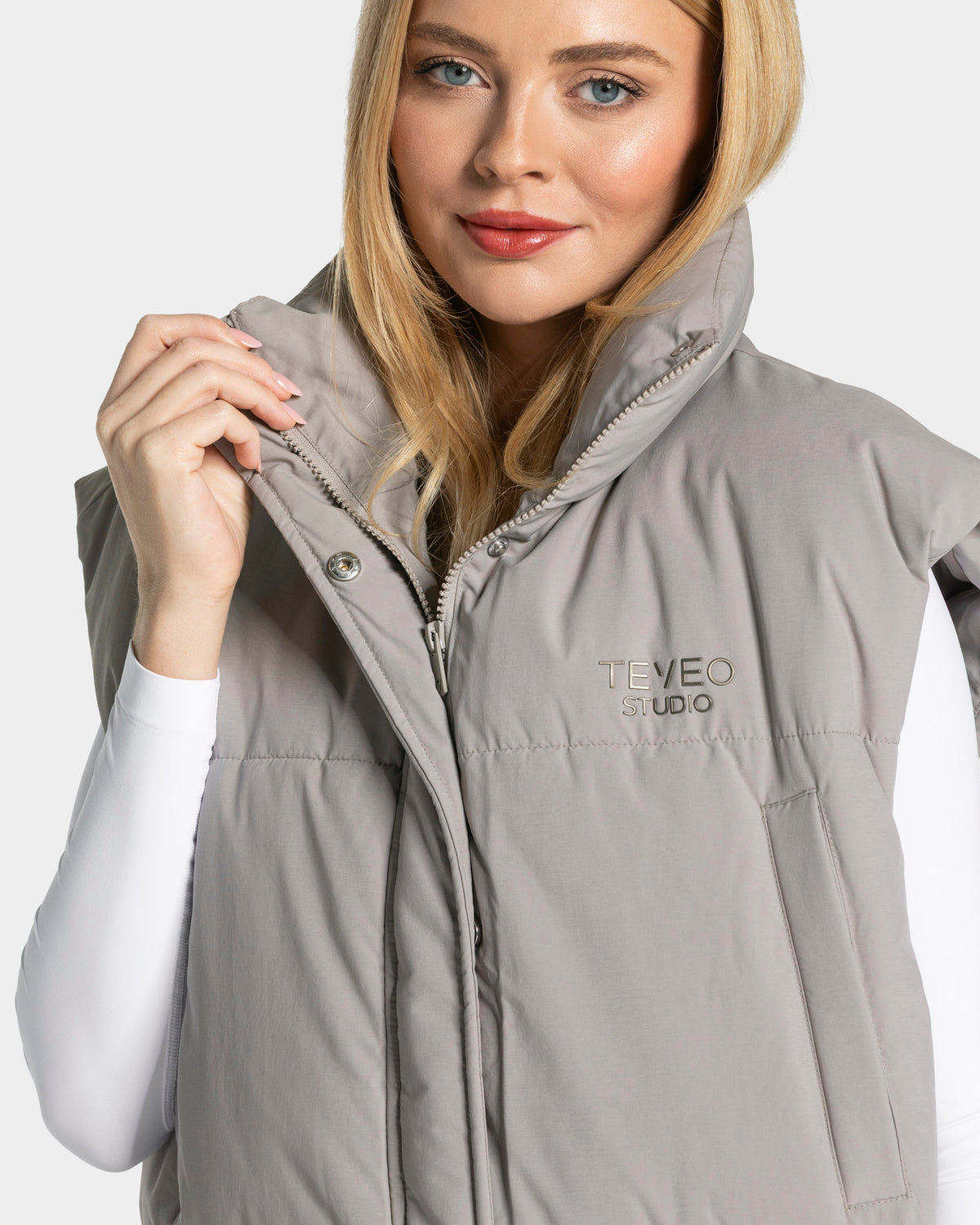 Studio Puffer Vest ‘Smoke’