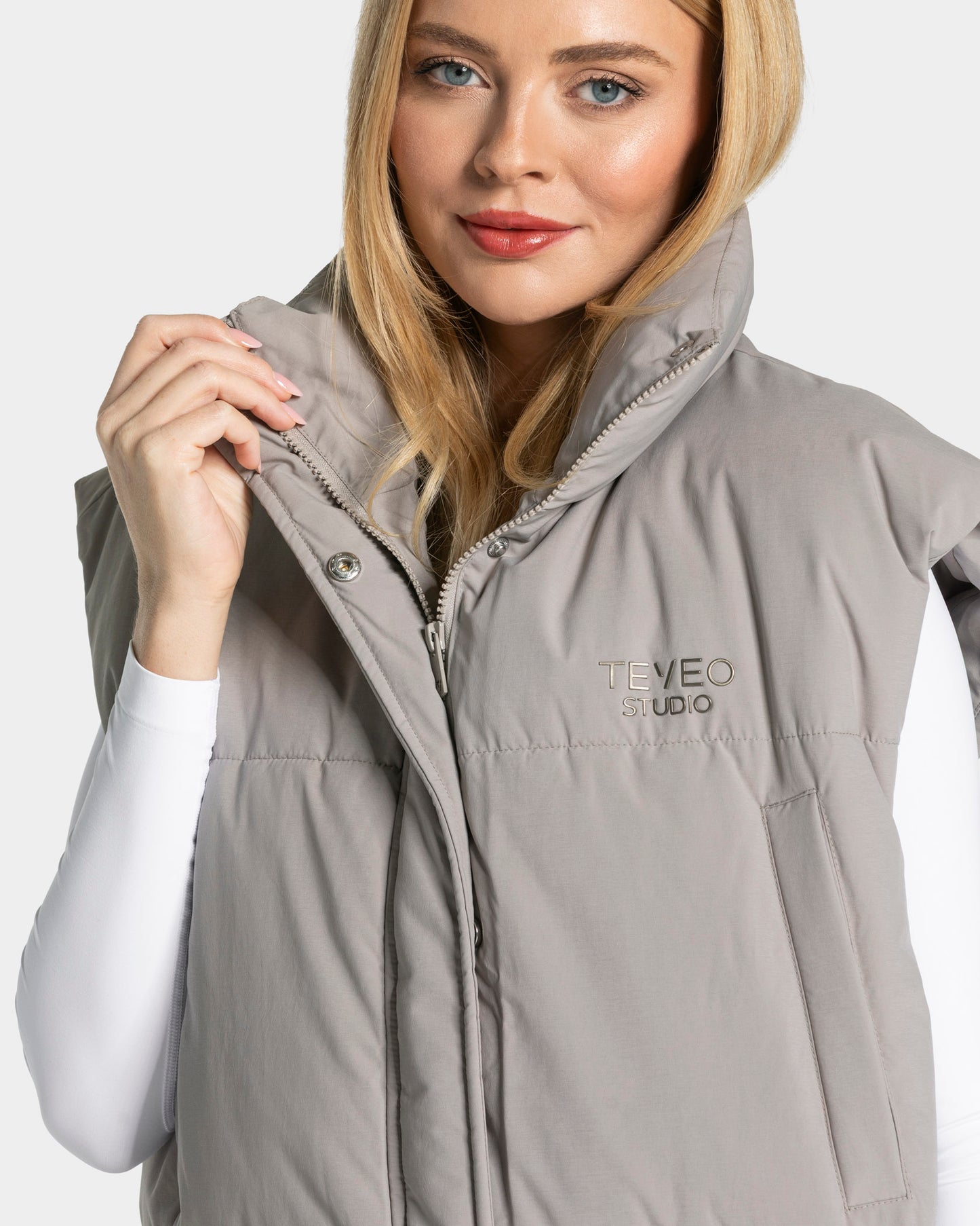 Studio Puffer Vest ‘Smoke’