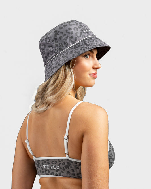 Contrastline Bucket Hat ‘Graphite Leopard’