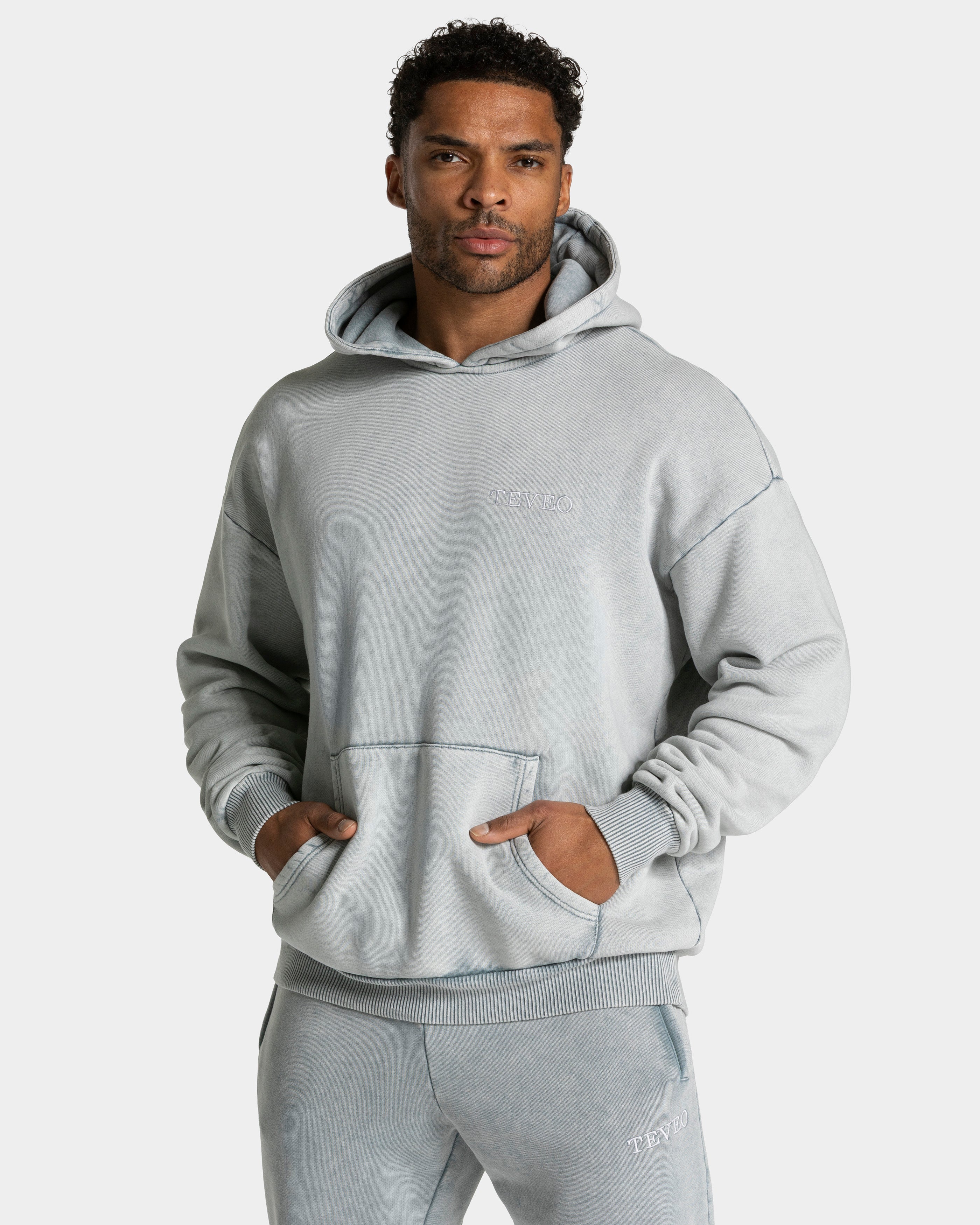 Acid Hoodie 'Light Grey'