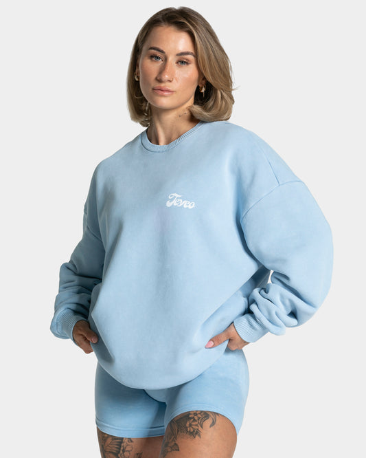 Acid Oversized Sweater ‘Baby Blue’