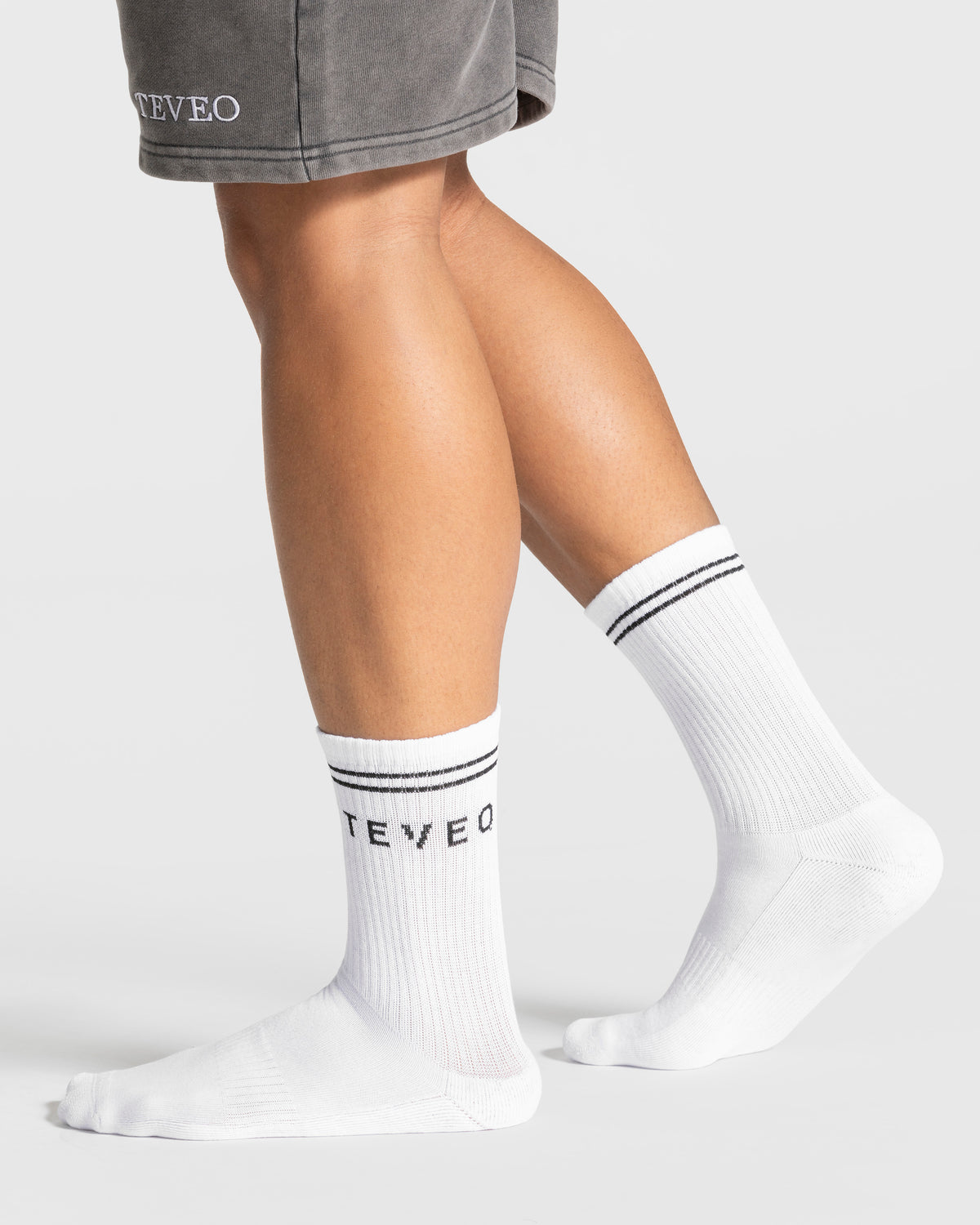 Calcetines Crew (pack de dos) «blanco»