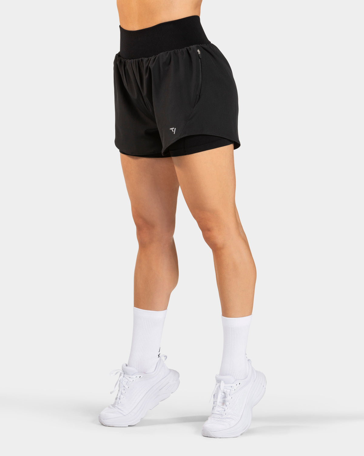 END Running Socks (2-Pack) ‘White-Black’