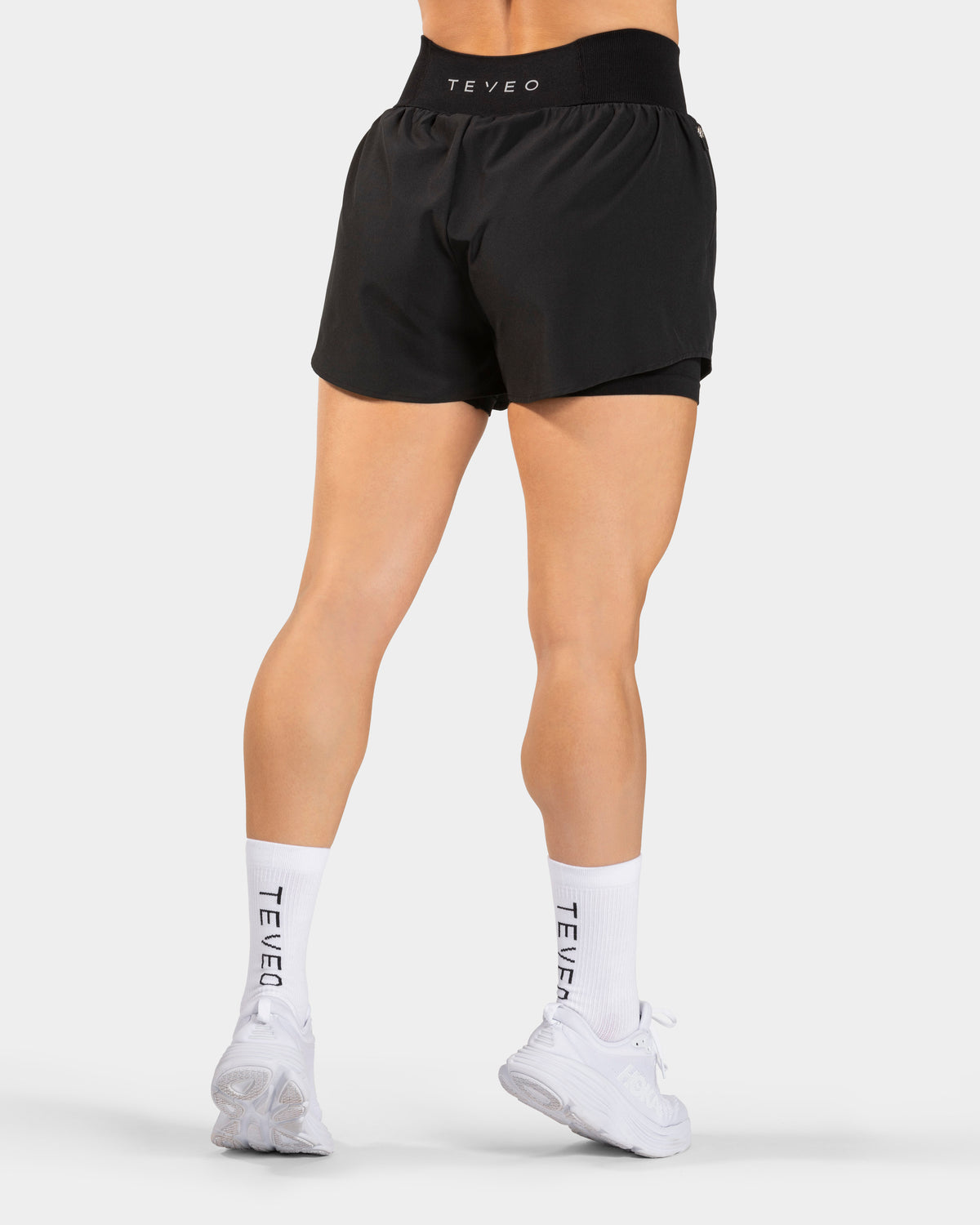 END Running Socks (2-Pack) ‘White-Black’