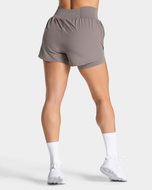 END Running 2in1 Shorts ‘Smoke’