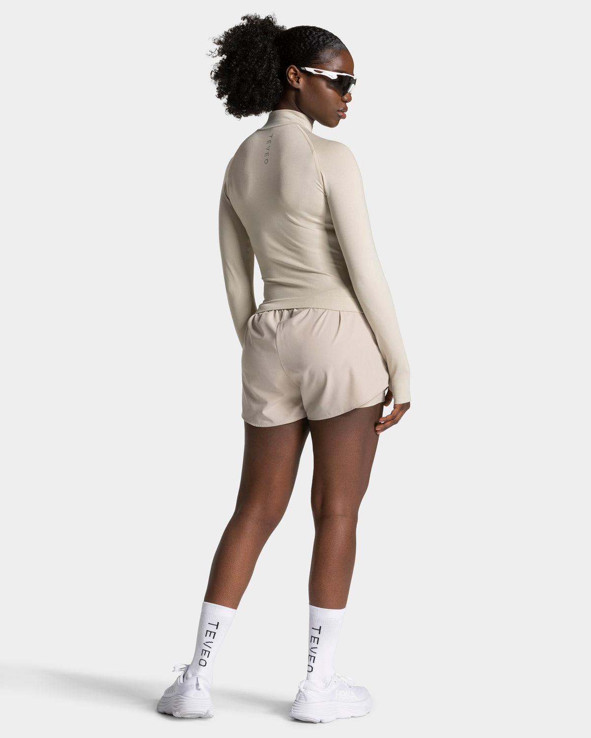 Half zip END Running « Latte »