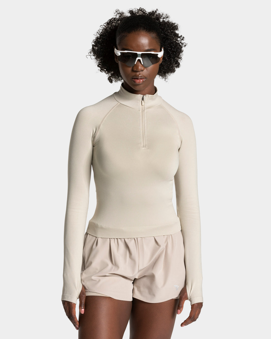 END Running Half Zip ‘Latte’