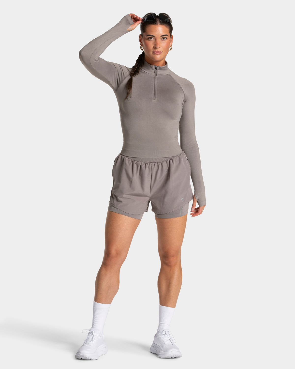 Half Zip END Running “Smoke”