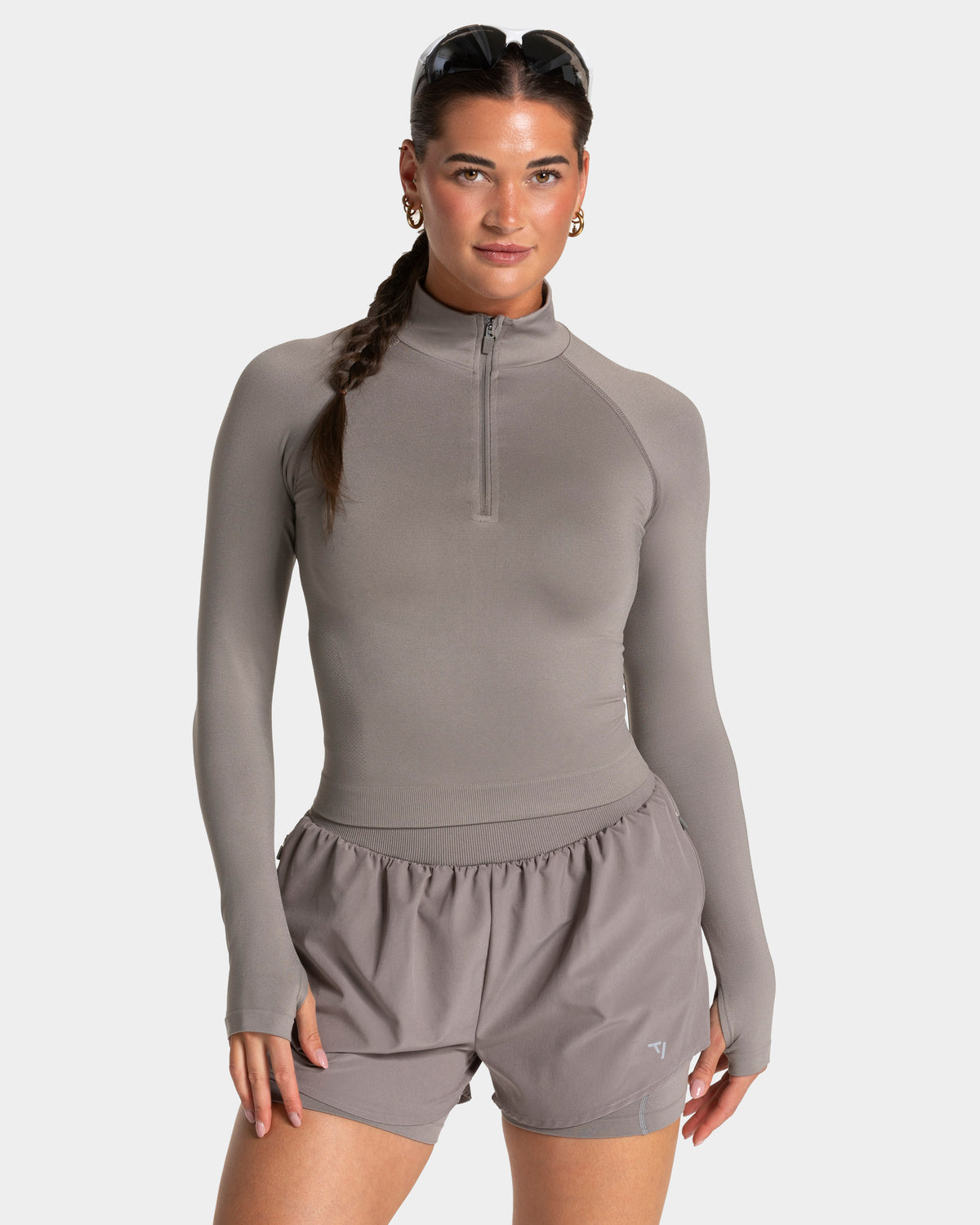 Half Zip END Running “Smoke”