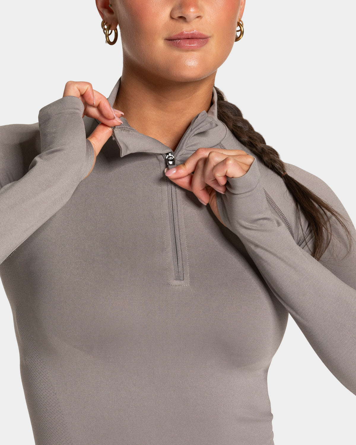 Half Zip END Running “Smoke”