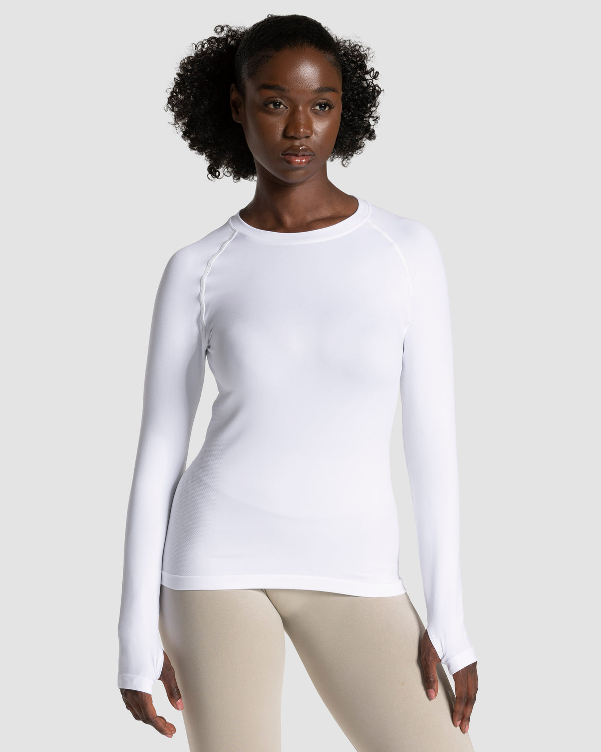 END Running Longsleeve ‘White’