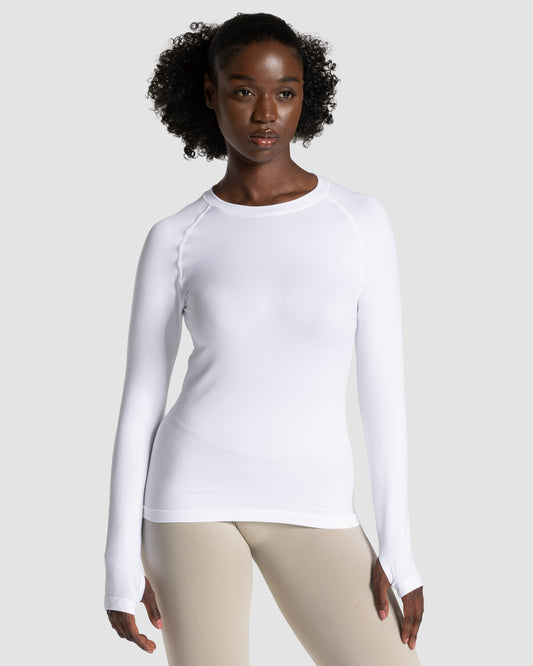 END Running Longsleeve ‘White’