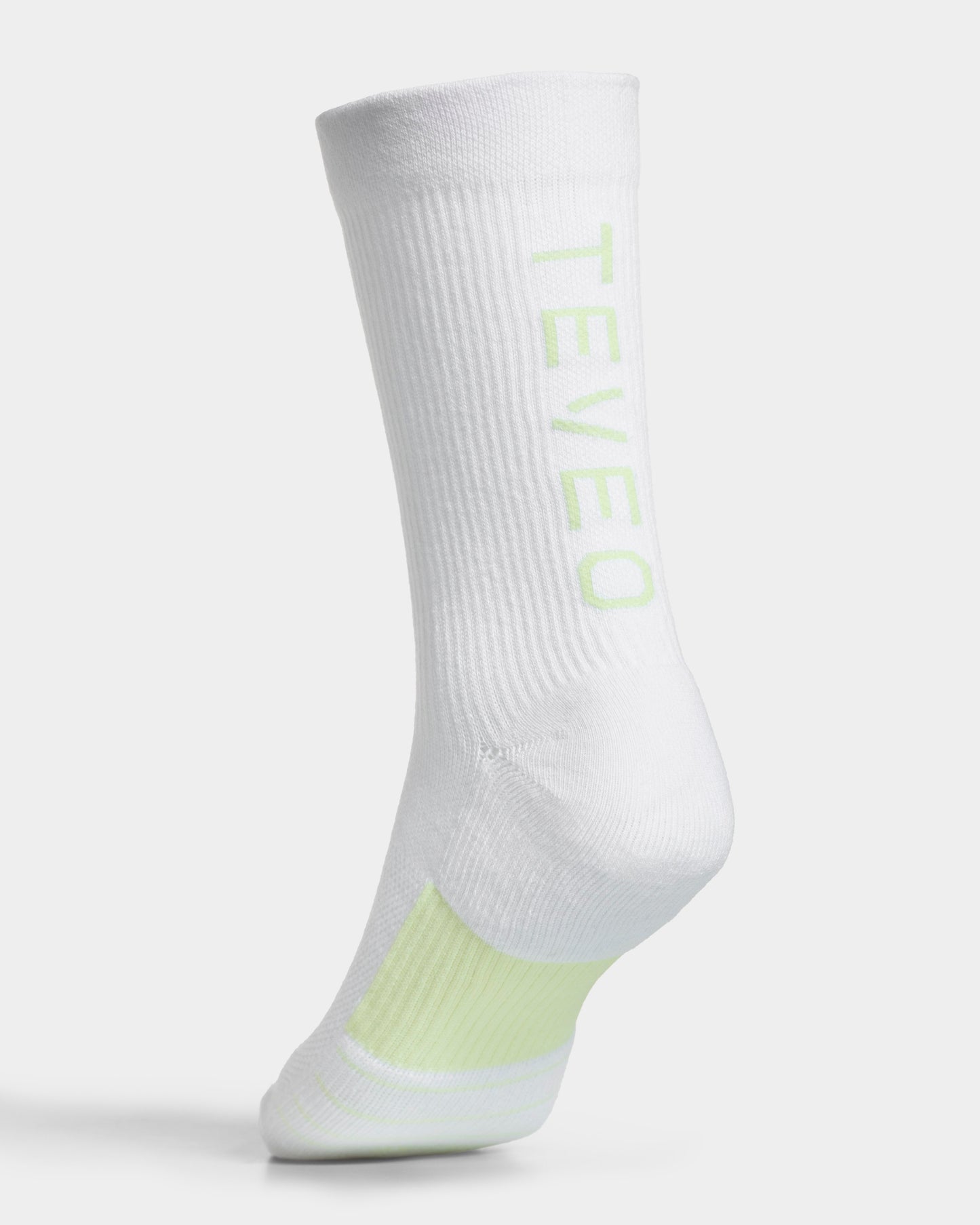 END Running Socks (2-Pack) ‘White-Limelight’