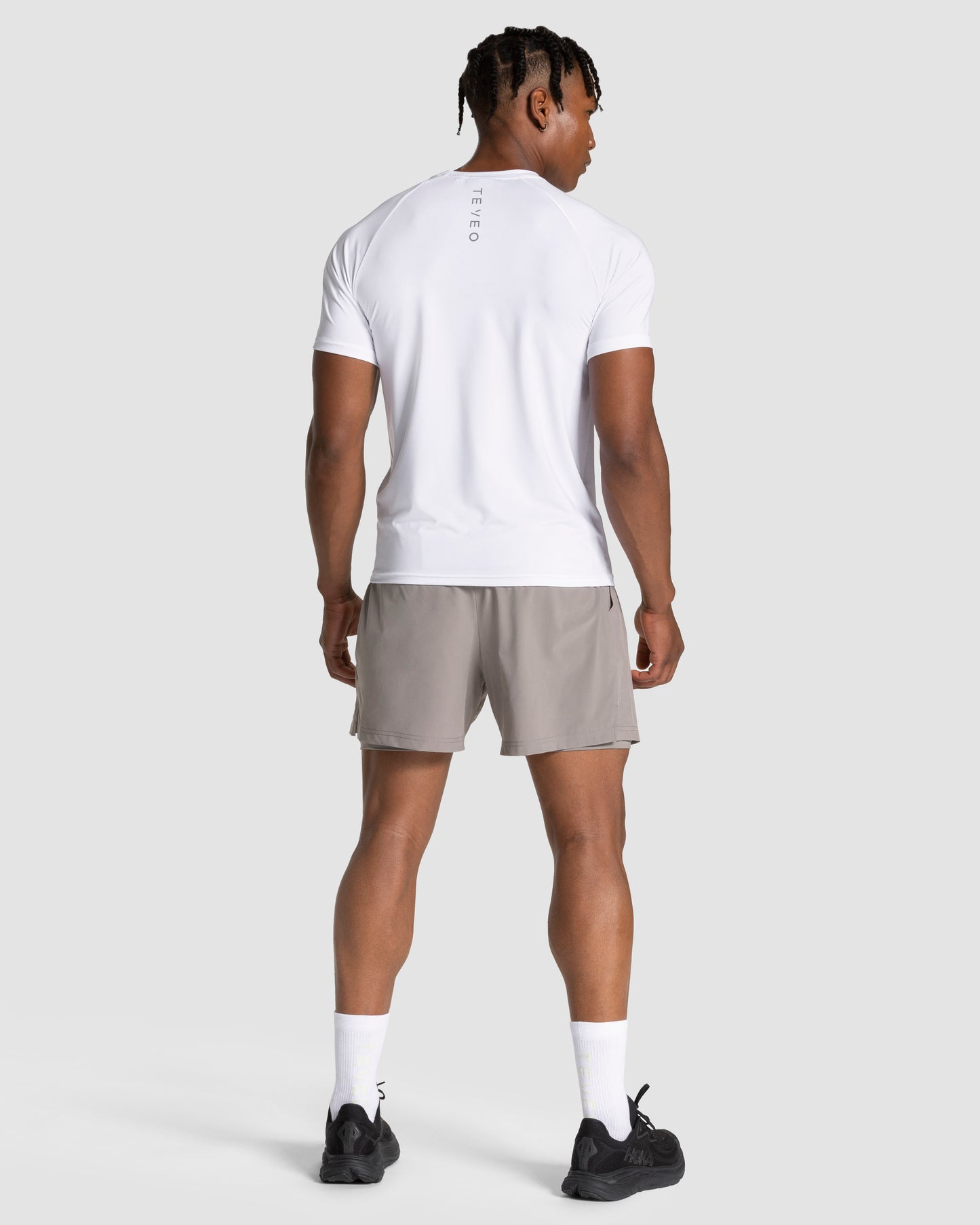 END Running Socks (2-Pack) ‘White-Limelight’