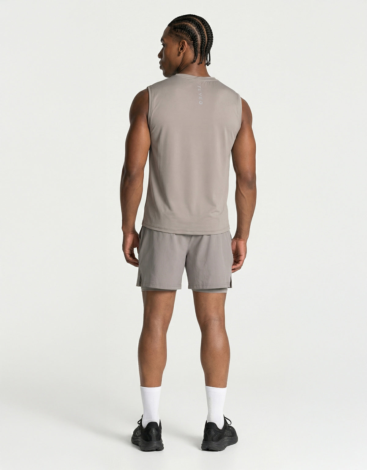 Short 2-en-1 END Running « smoke »