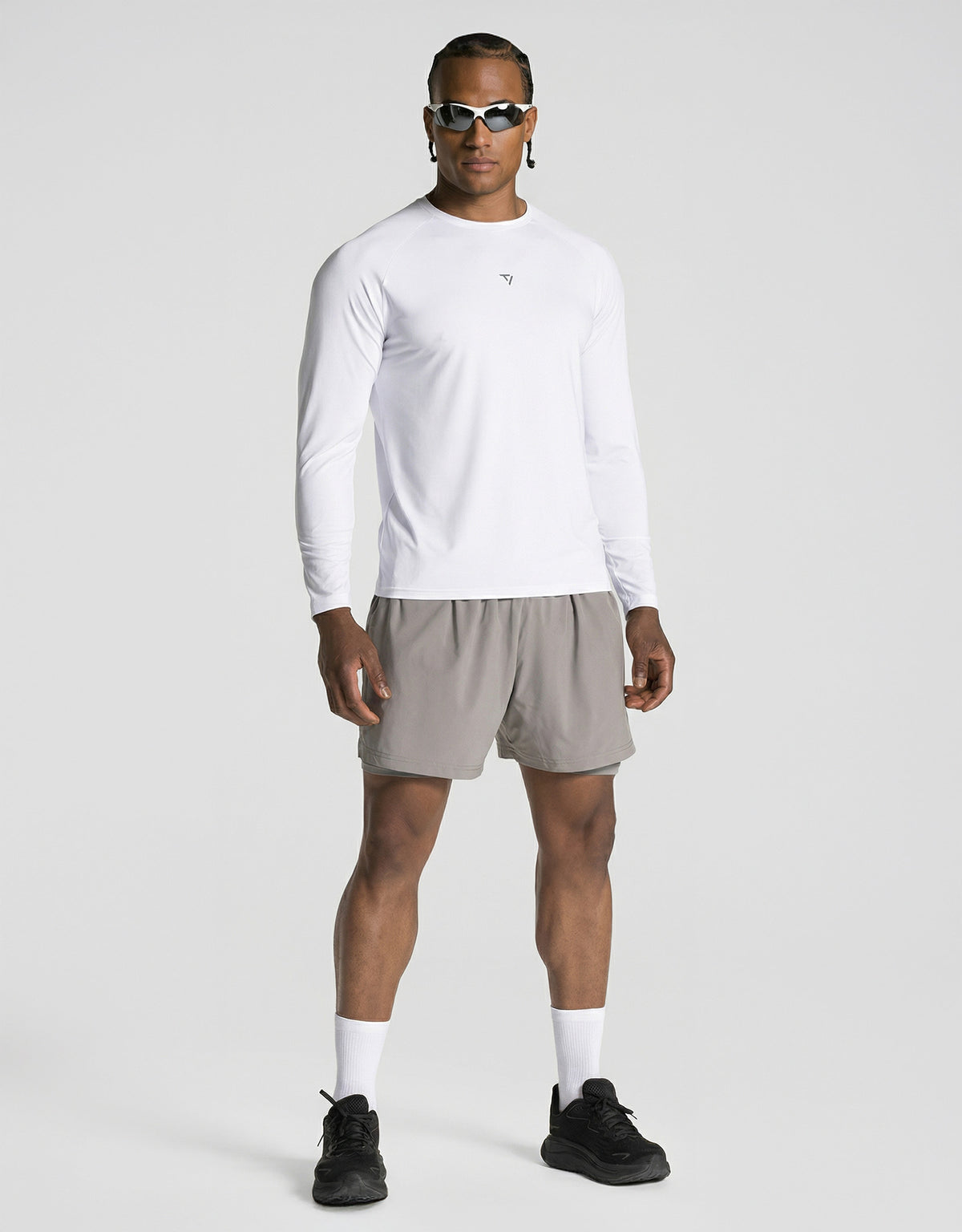 END Running Longsleeve ‘White’