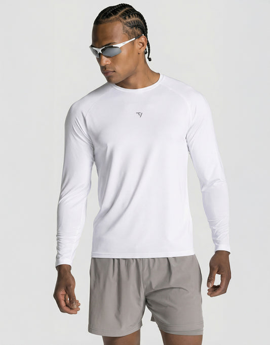 END Running Longsleeve ‘White’