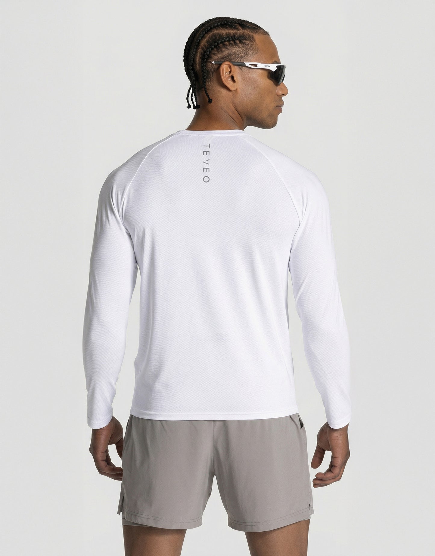 Haut à manches longues END Running « blanc »