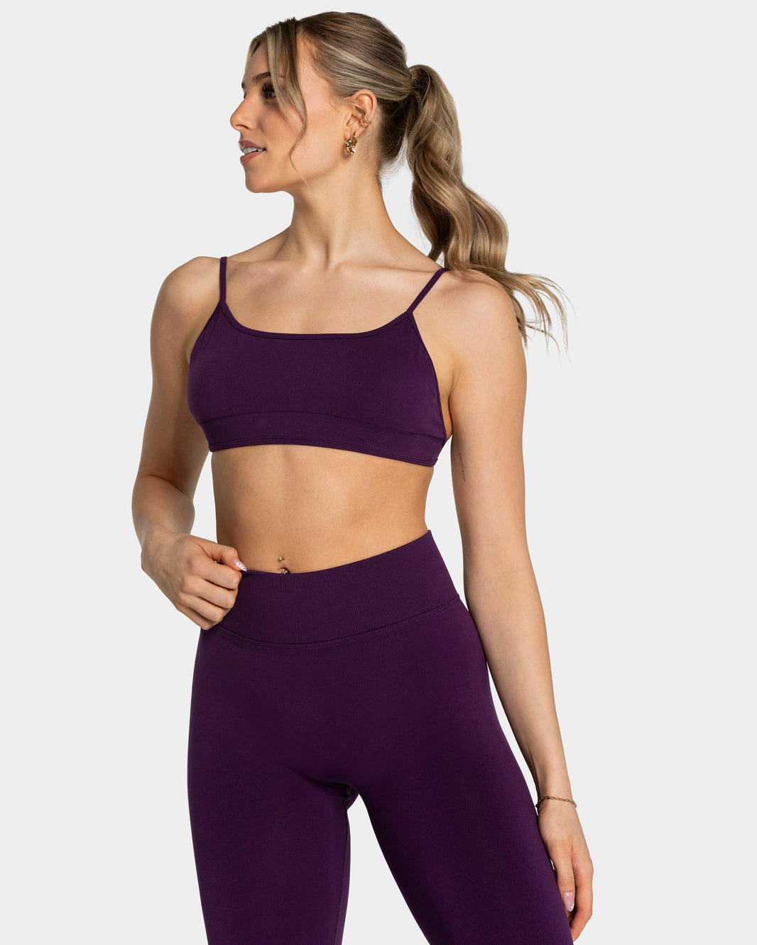 Femme Backless Bra ‘Aubergine’