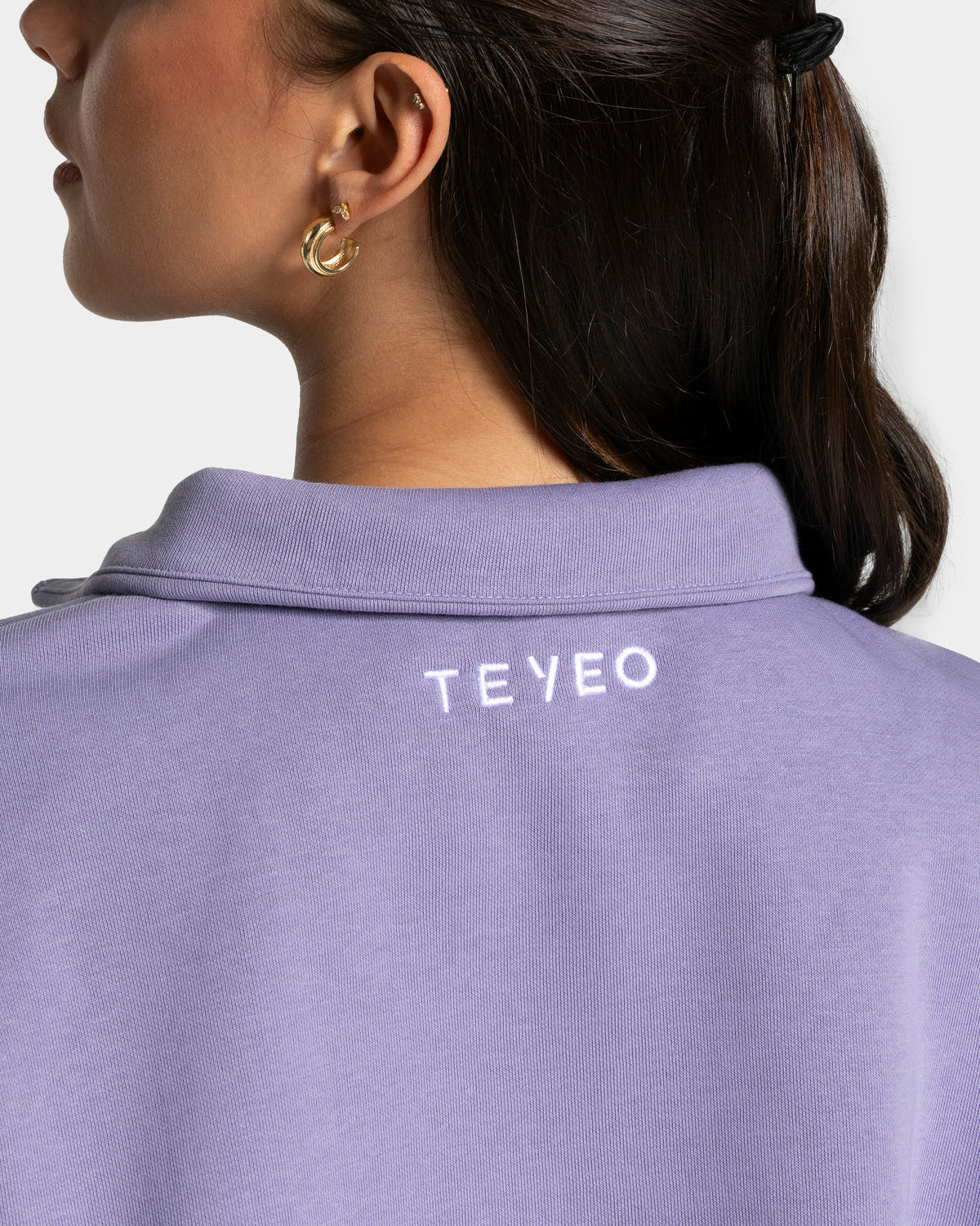 Femme Half Zip Sweater ‘Lavender’