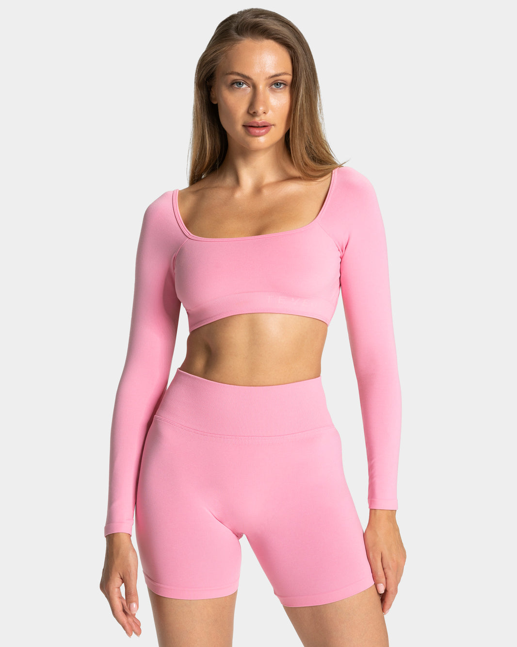 Femme Backless Long Sleeve ‘Pink’