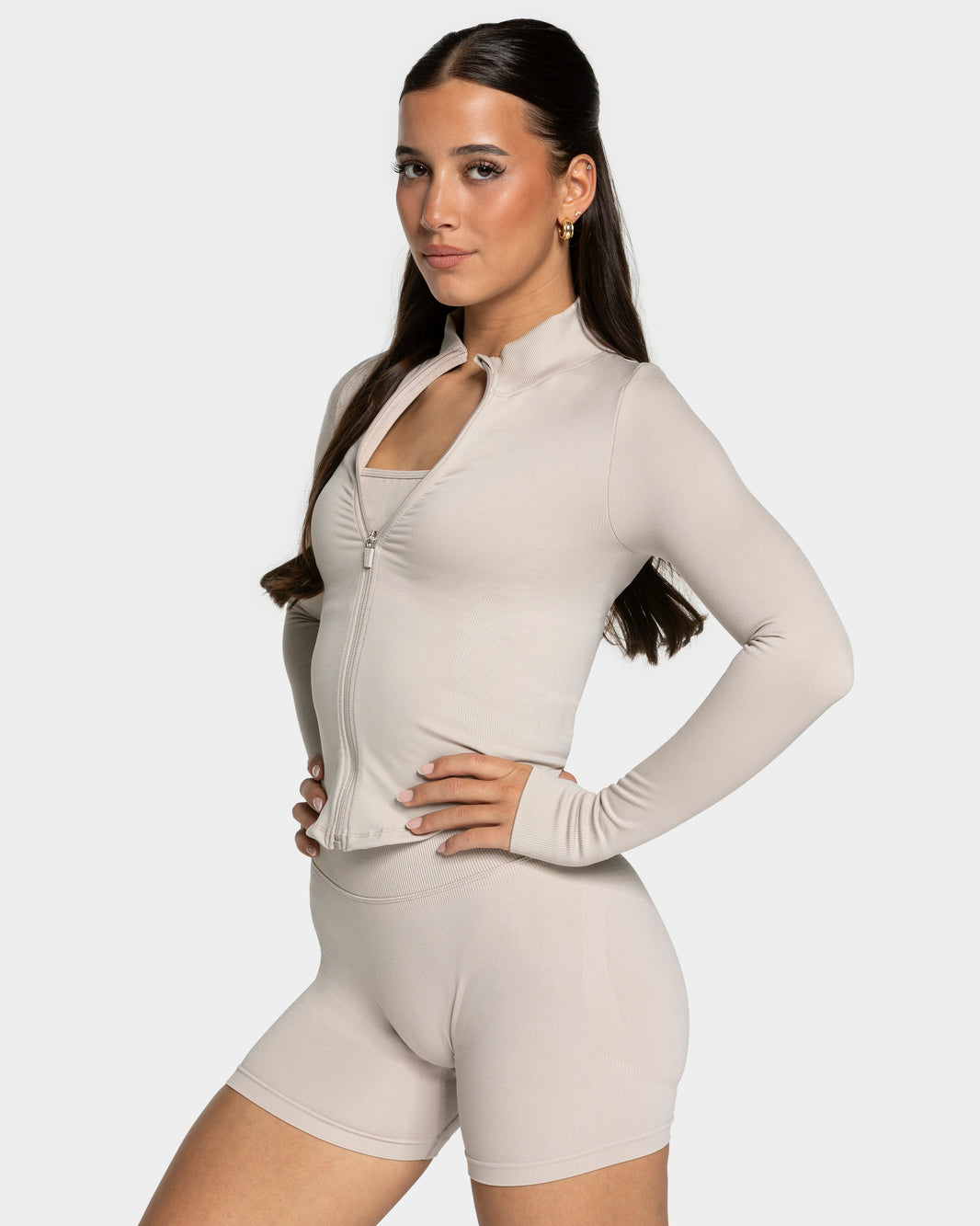 Femme Shaping Zip Jacket ‘Cream’