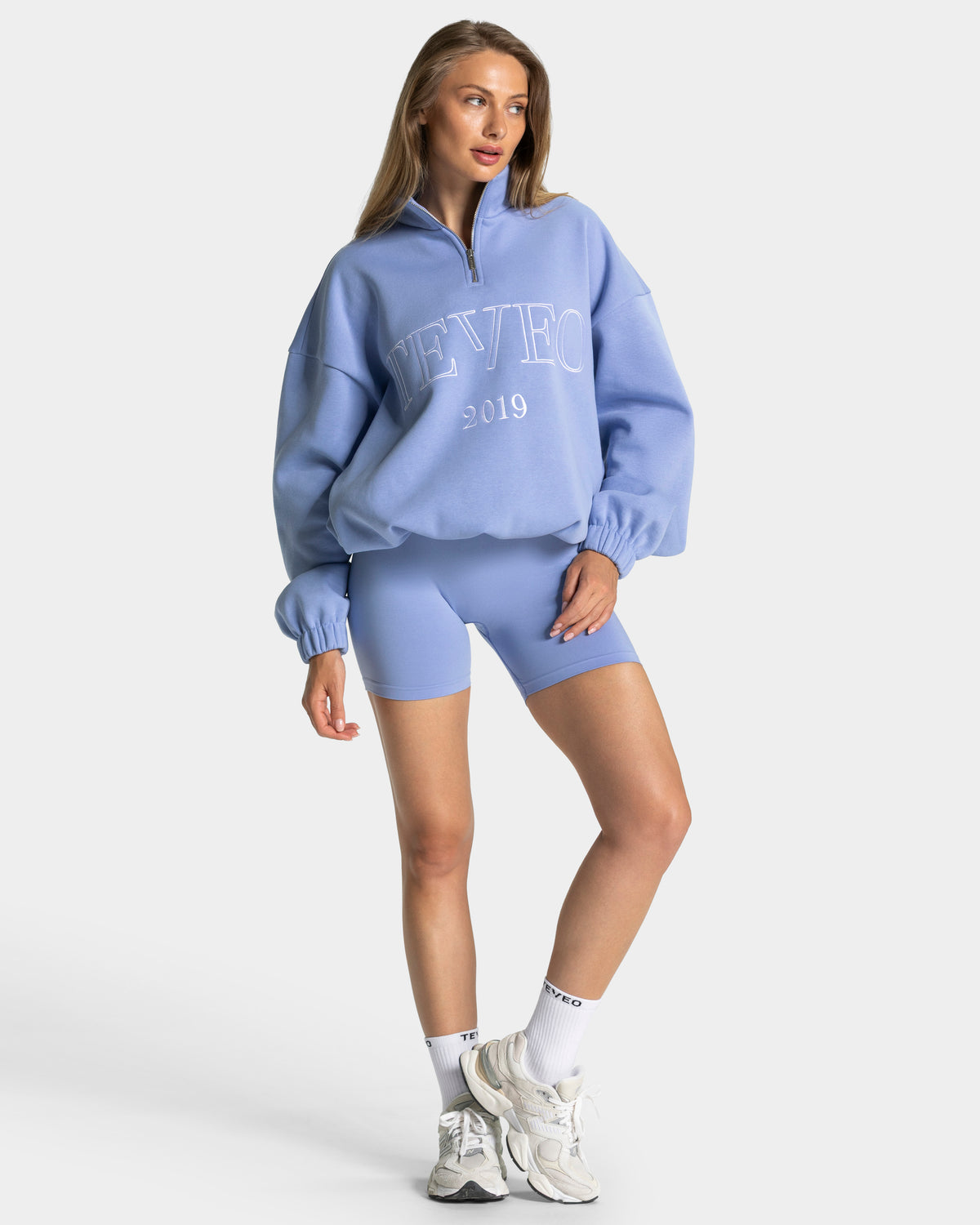 Femme Half Zip Sweater ‘Frozen’