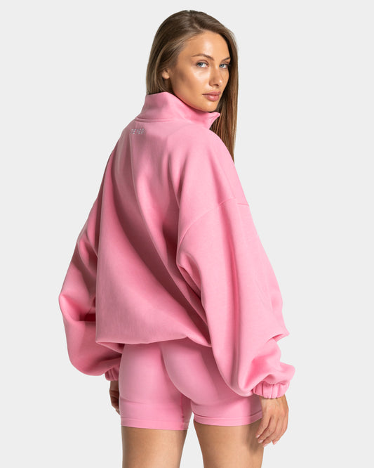 Femme Half Zip Sweater ‘Pink’