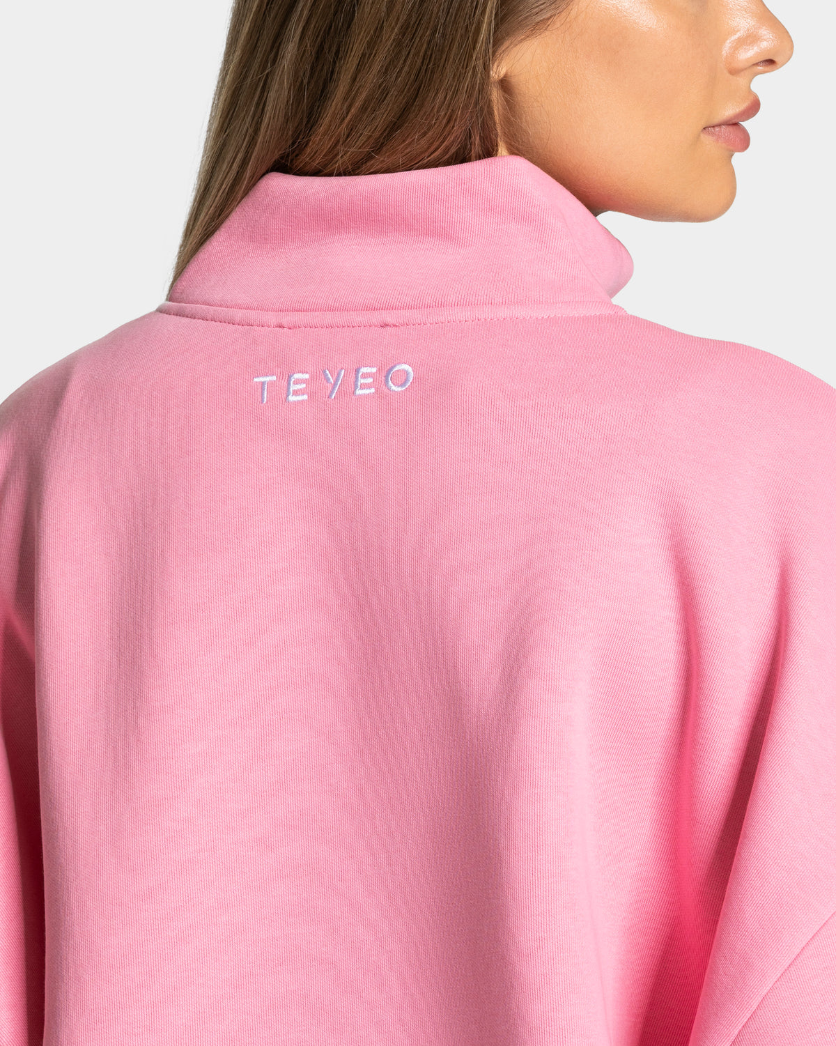 Femme Half Zip Sweater ‘Pink’