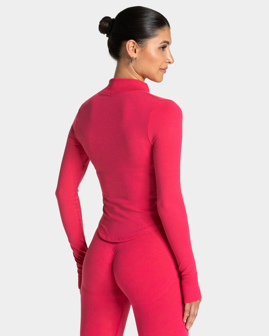 Bluza rozpinana Femme Shaping „Jagodowy”