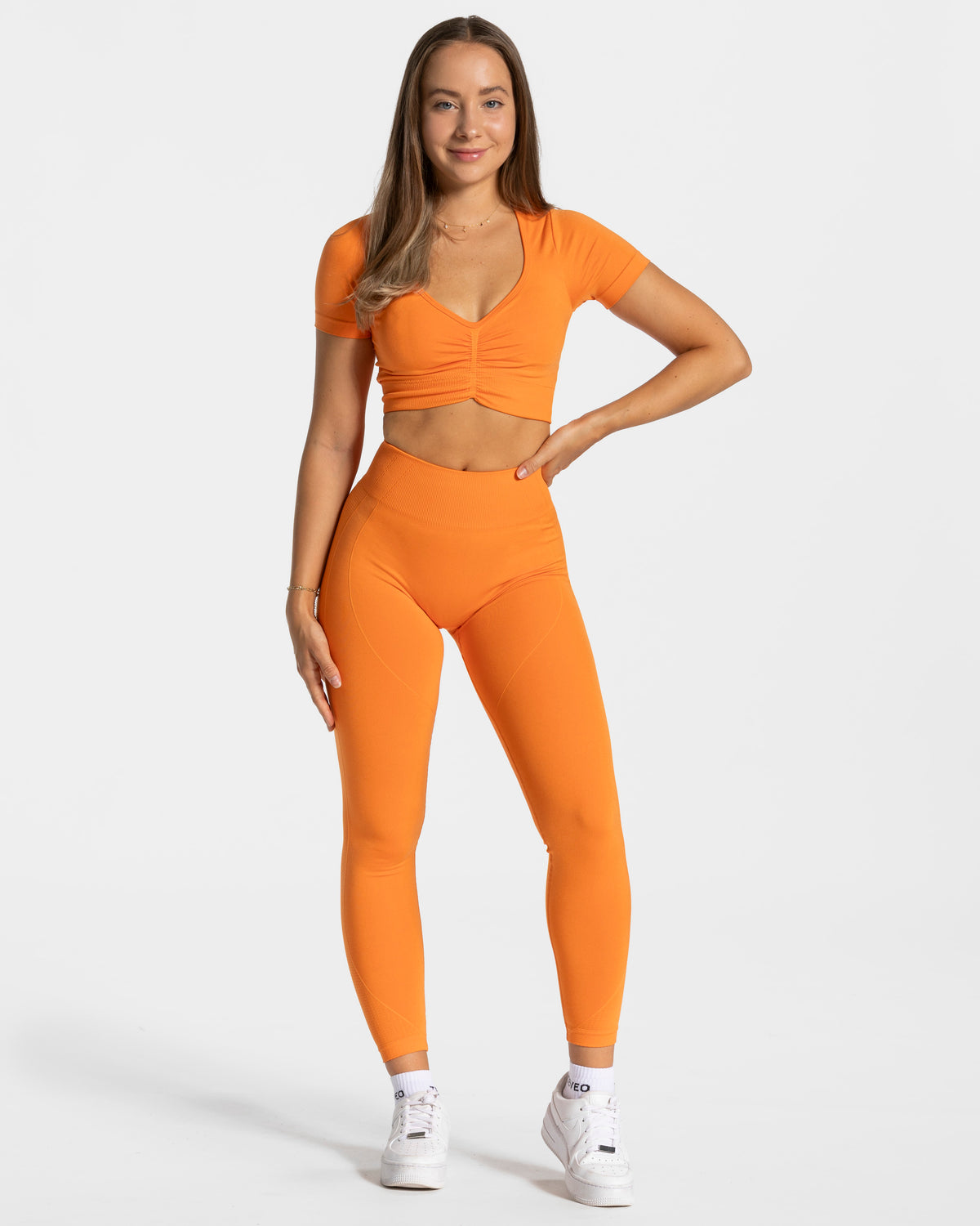 Focus Crop Top ‘Orange’