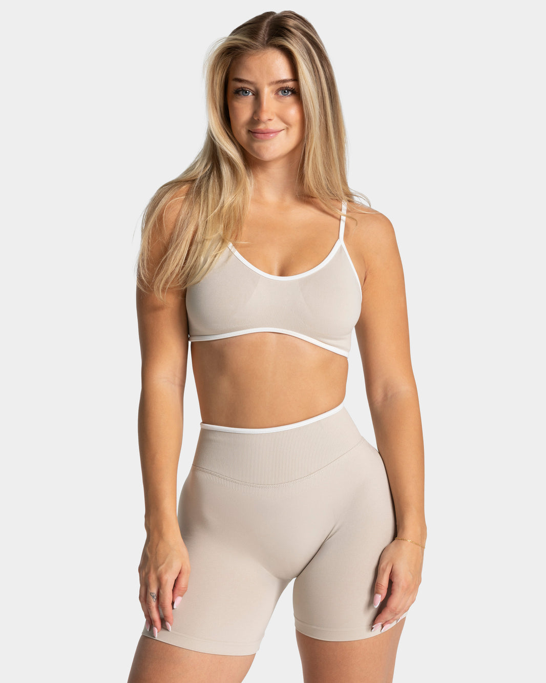 Contrastline Bra ‘Cream’