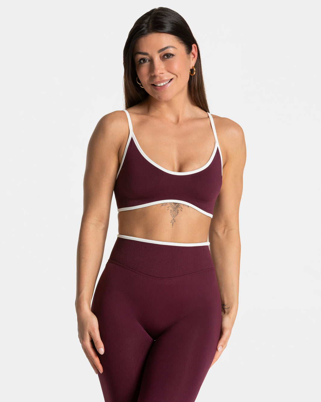 Contrastline Bra ‘Plum’