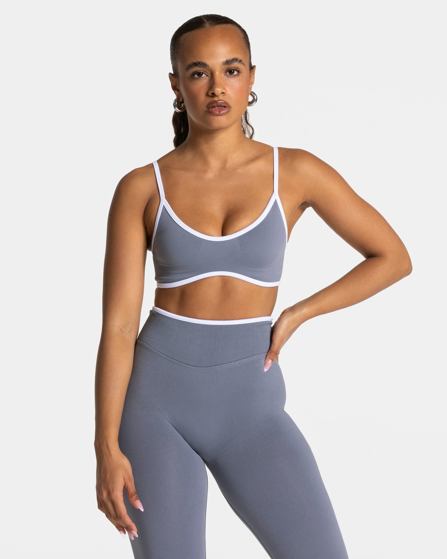 Reggiseno Contrastline "Grigio ghiaccio"