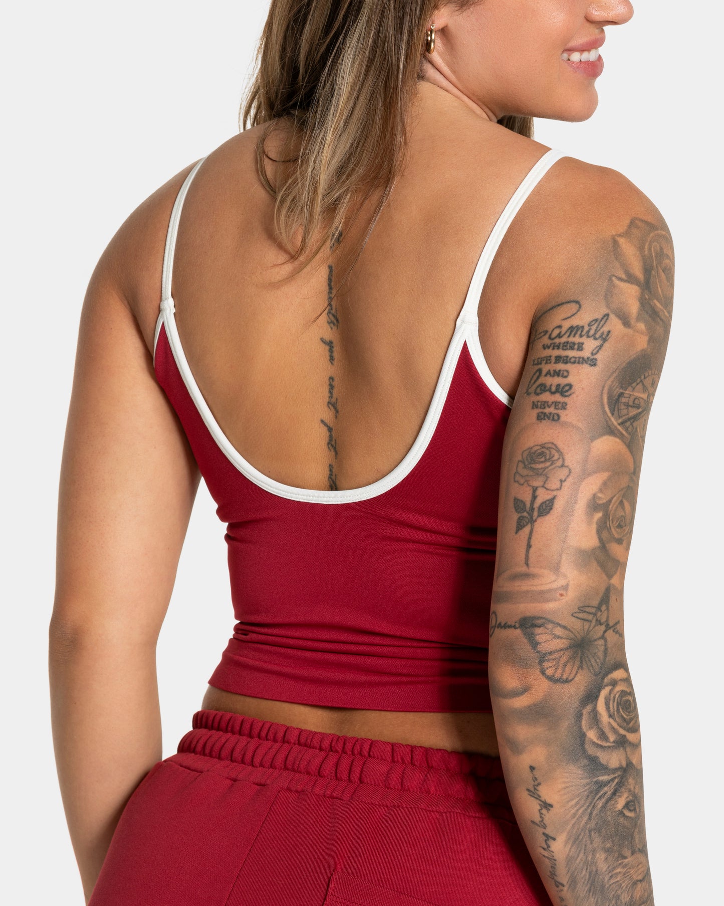 Contrastline Cami Top ‘Cherry’