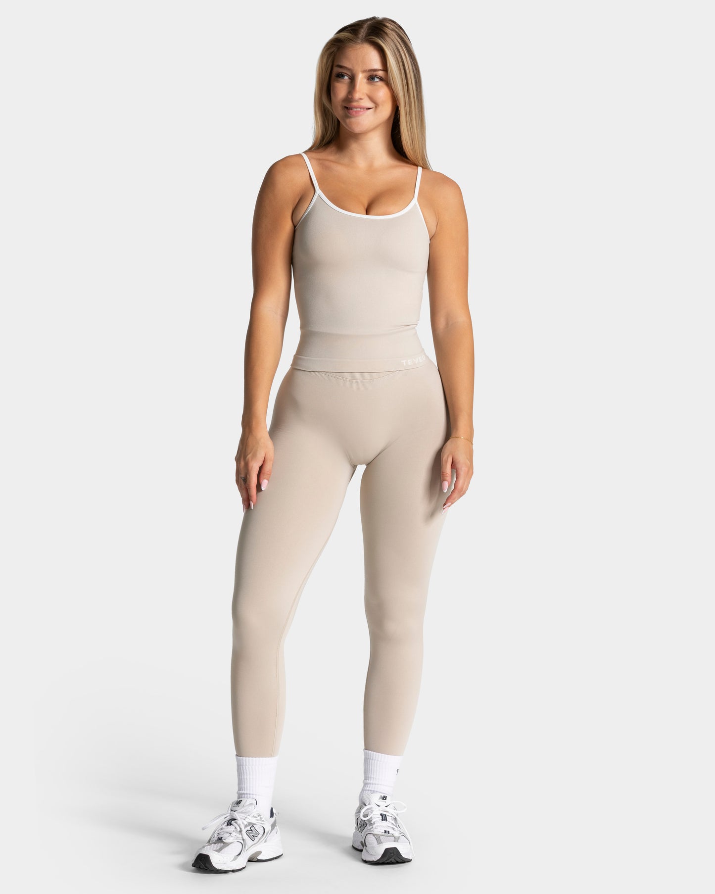 Contrastline Cami Top ‘Cream’