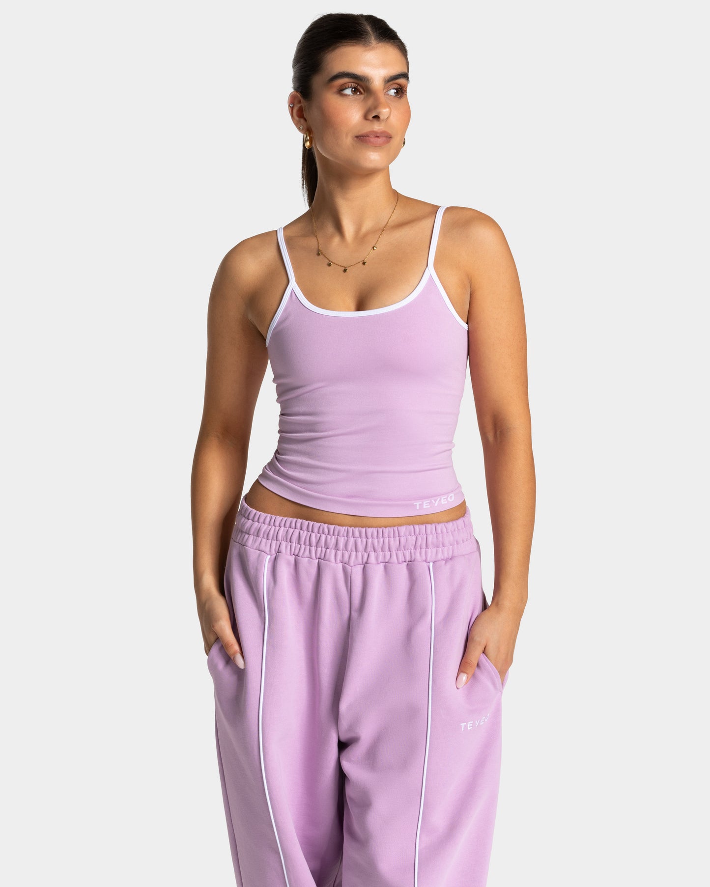 Top Cami Contrastline "Orchid"