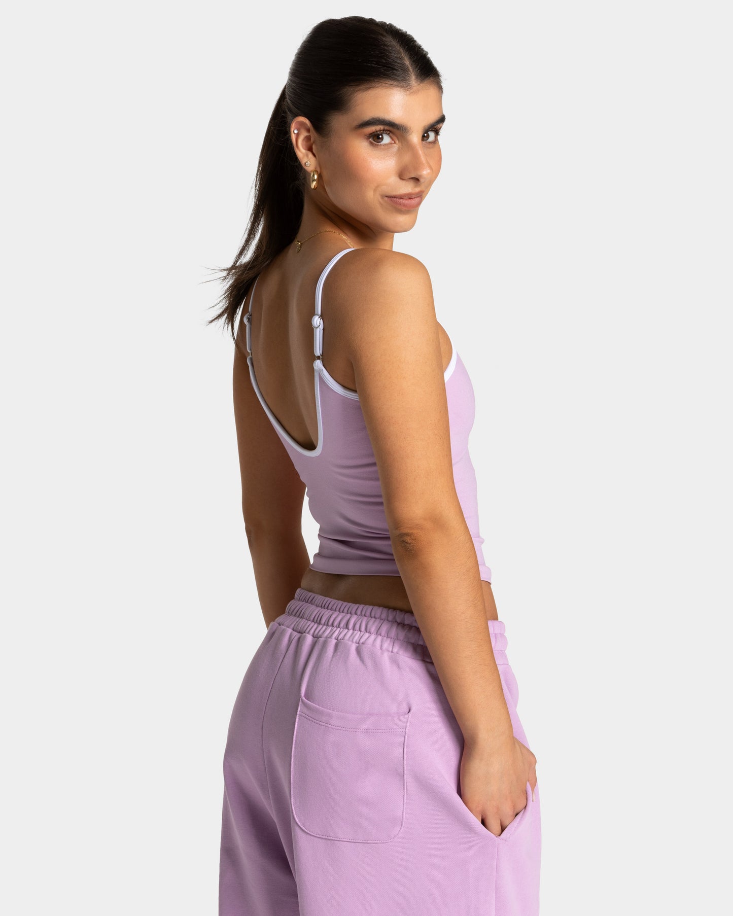 Top Cami Contrastline "Orchid"