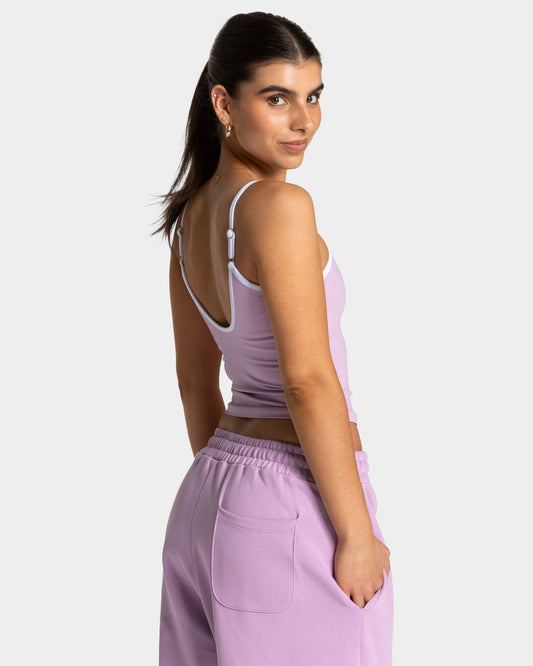 Top Cami Contrastline "Orchid"